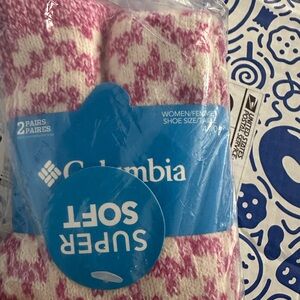 NWT Two Pairs Columbia Soft and Warm Socks